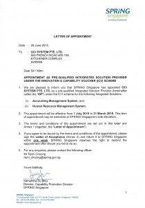 Letter of appointment _Spring Board